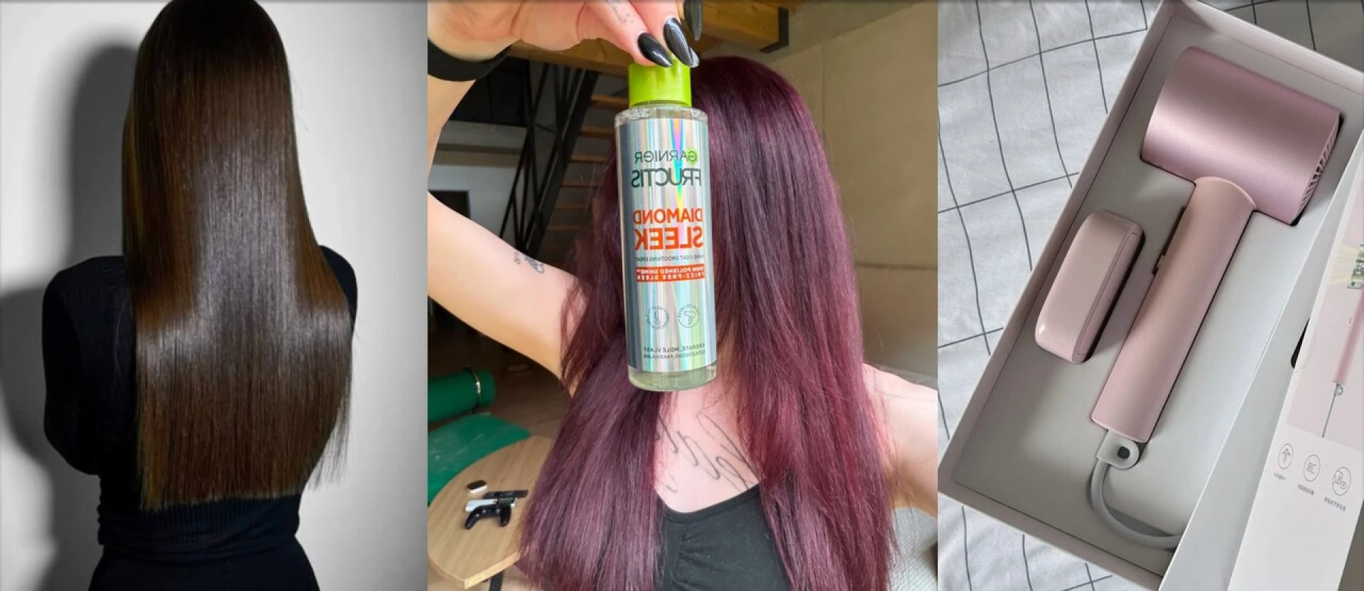 Jak na dokonale hladké vlasy bez žehličky? Vyzkoušely jsme novinku Garnier Diamond Sleek