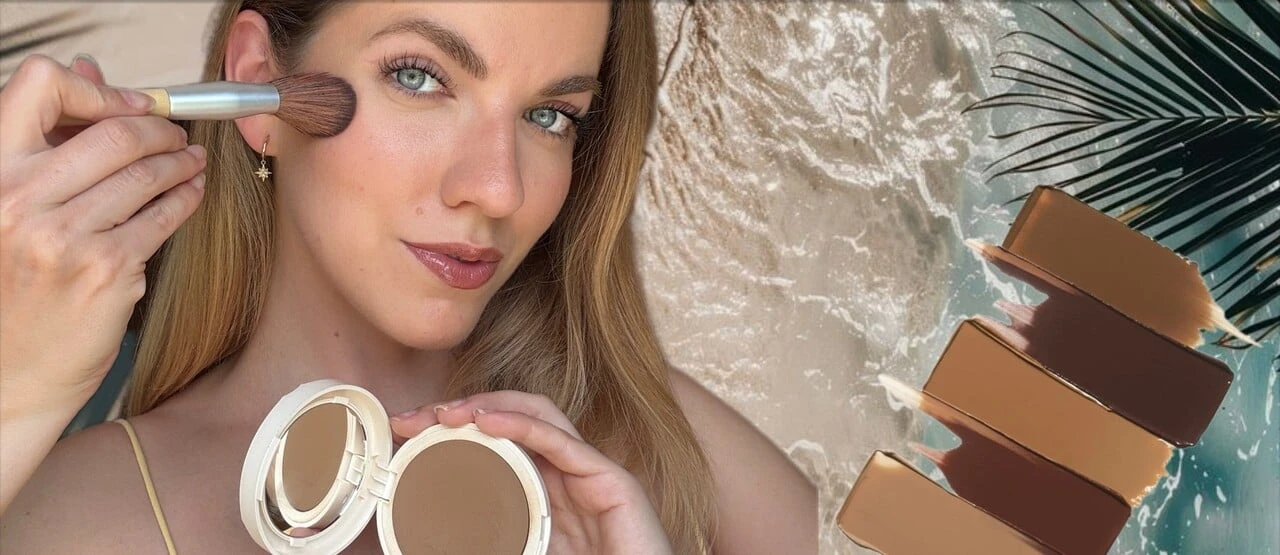 Kam (a jak) nanášet bronzer, aby vypadal přirozeně? Nauč se techniky, díky kterým budeš vypadat jako po víkendu u moře!